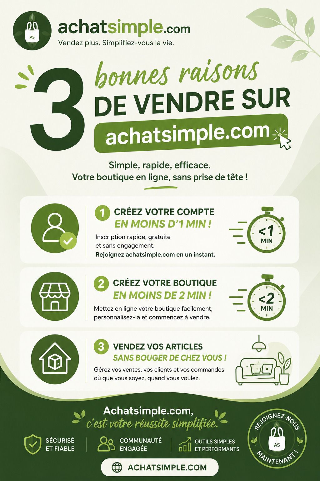 Vous vendez en boutique ou sur TikTok ? Voici pourquoi Achatsimple est le complément qu'il vous manque