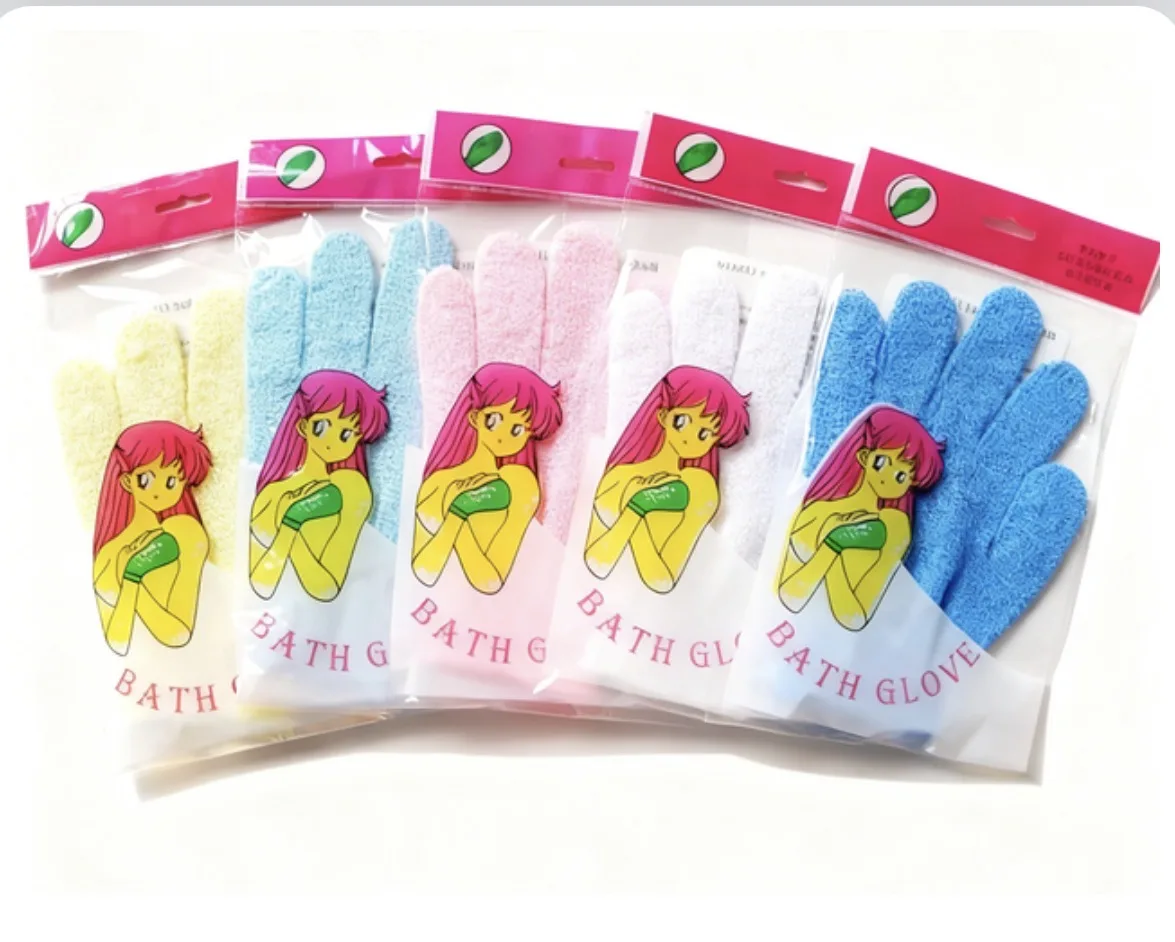 Gants gommage corps